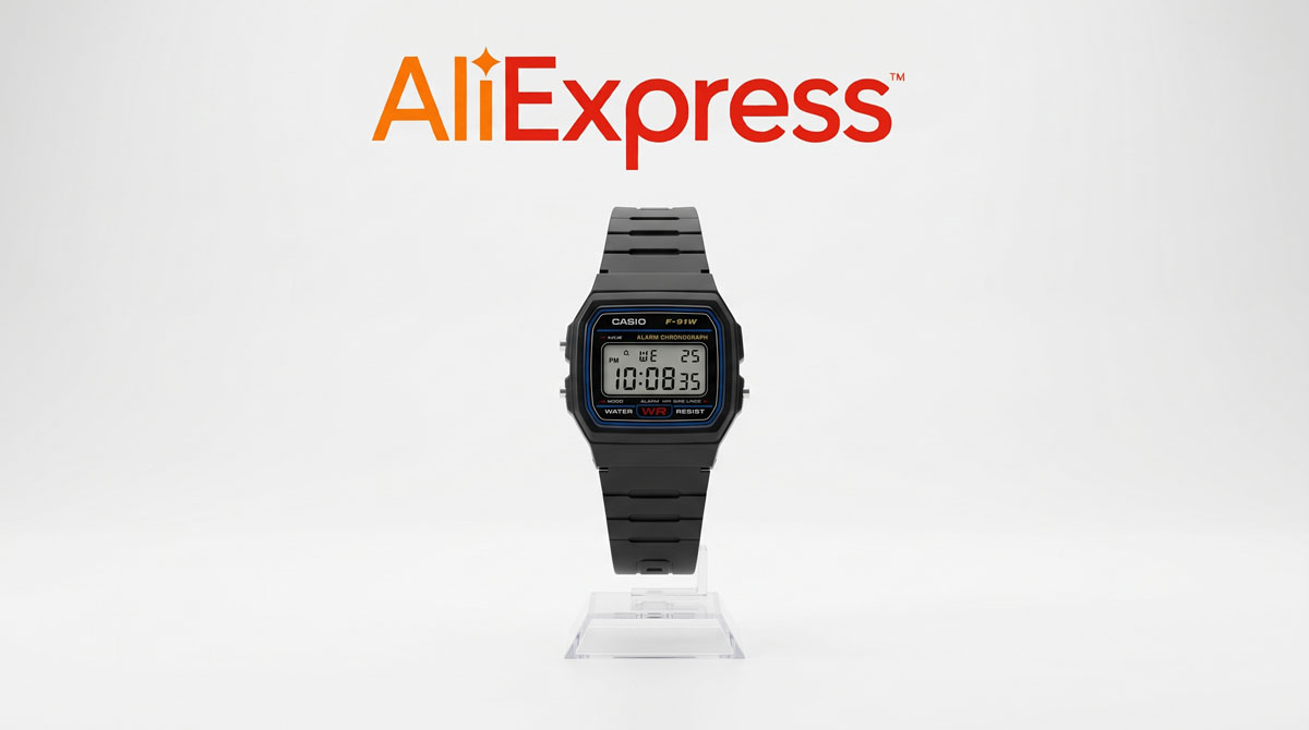 Hướng Dẫn Mua Casio F-91W trên AliExpress cho Người Mua tại Việt Nam