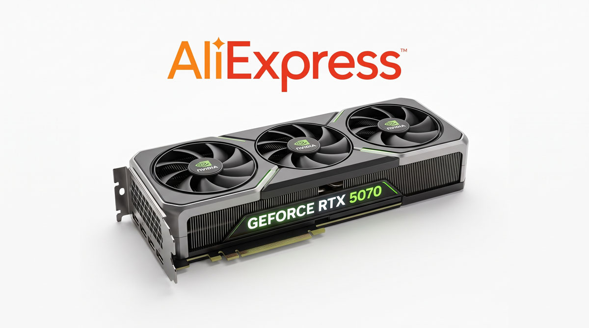 Mua sắm NVIDIA GeForce RTX 5070 chính hãng trên AliExpress
